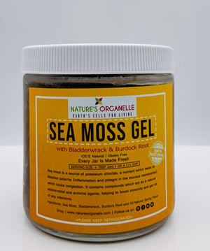 
                  
                    Sea Moss Gel w/Bladderwrack and Burdock Root Blend
                  
                