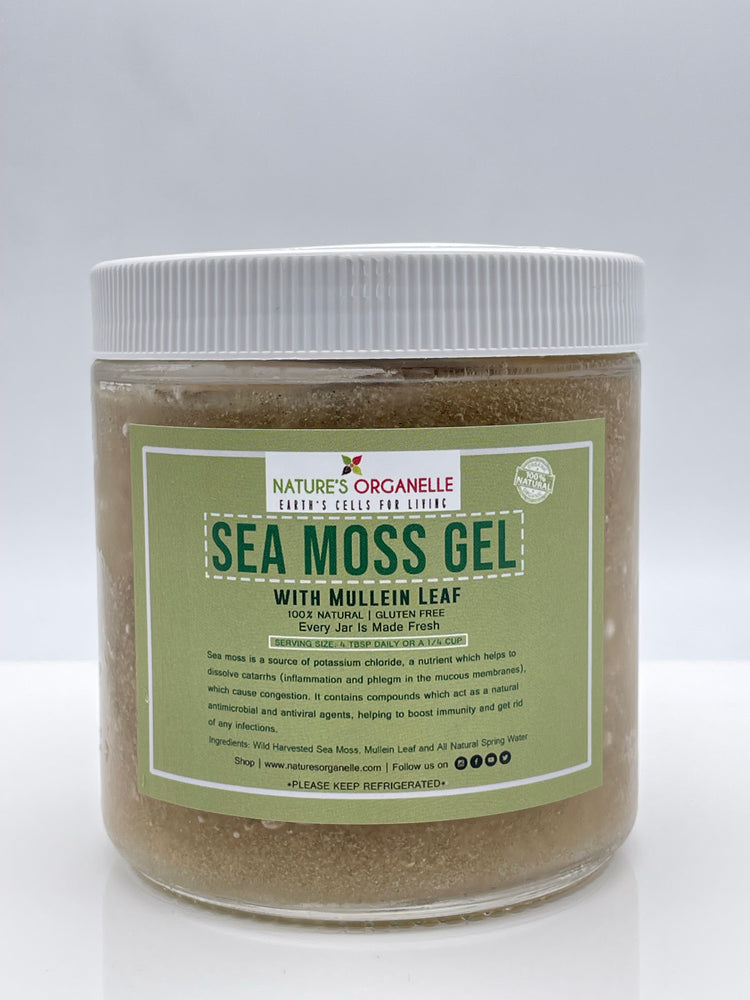 Sea Moss Gel w/ Mullein Leaf